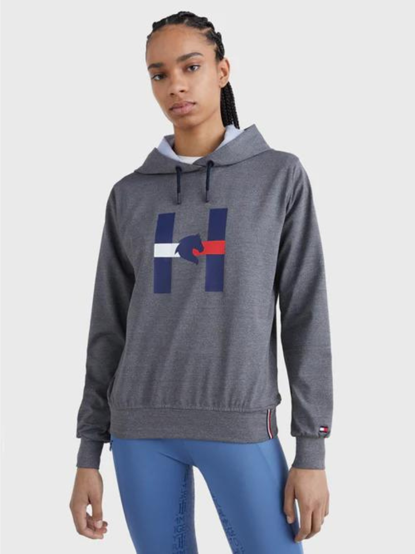 Grey MÃ©lange Tommy Hilfiger Horse Graphic Sport Hoodie