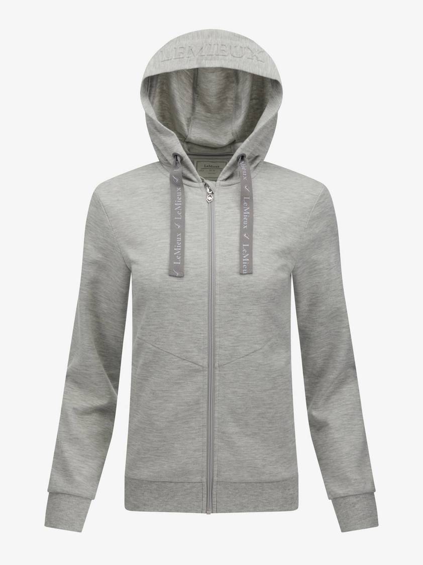 Grey LeMieux Leonie Zip Through Hoodie by LeMieux