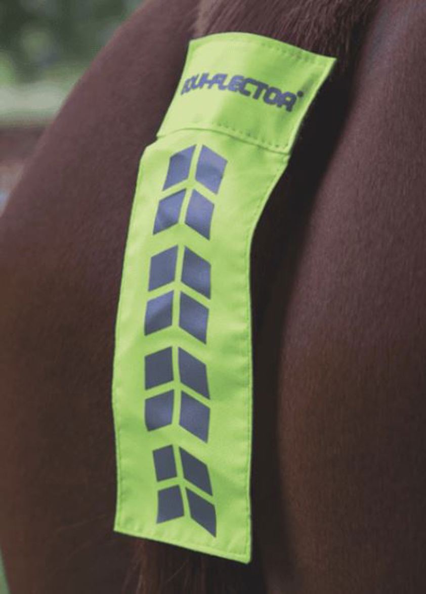 Yellow Equi-Flector Tail Strap