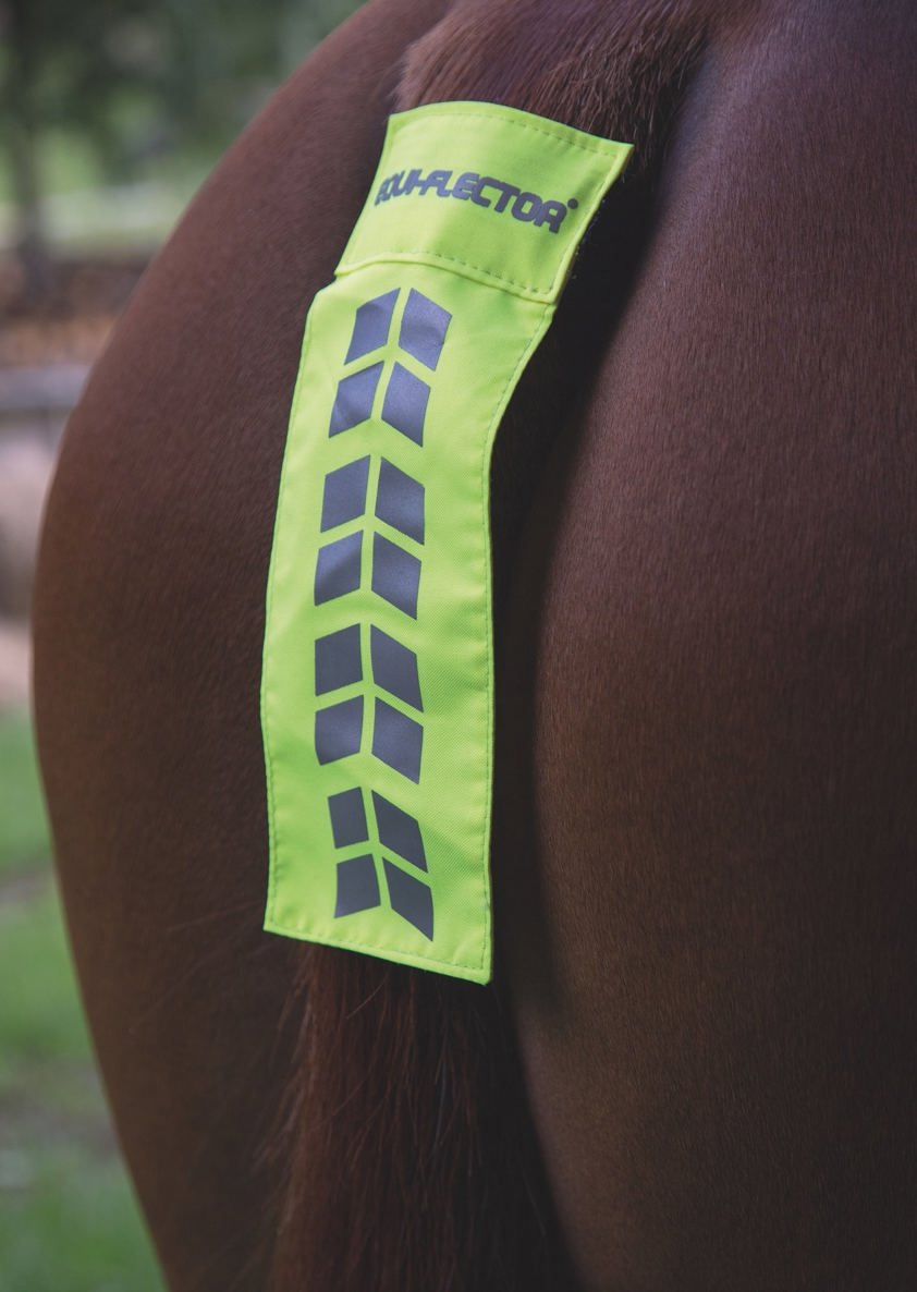 Yellow Equi-Flector Tail Strap