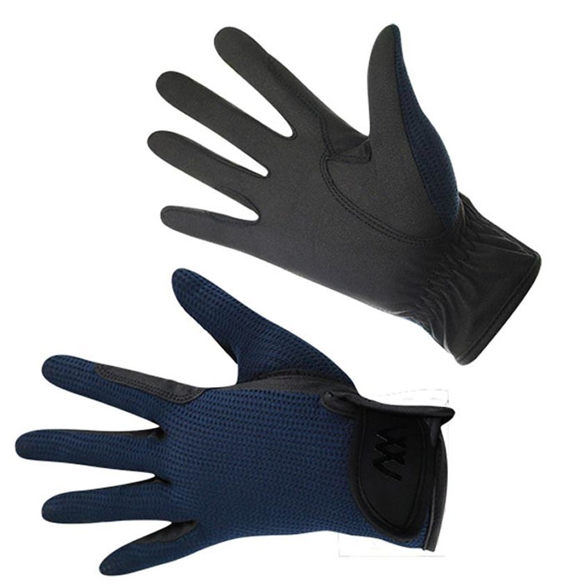 Navy Grand Prix Riding Gloves