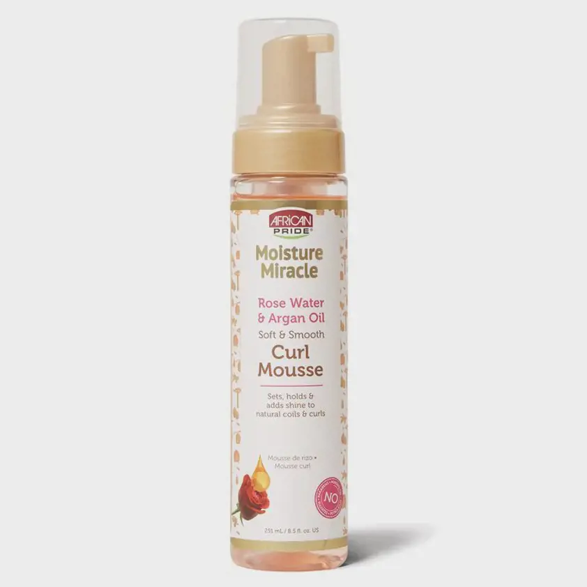 Moisture Miracle Rose Water & Argan Oil Soft & Smooth Curl Mousse