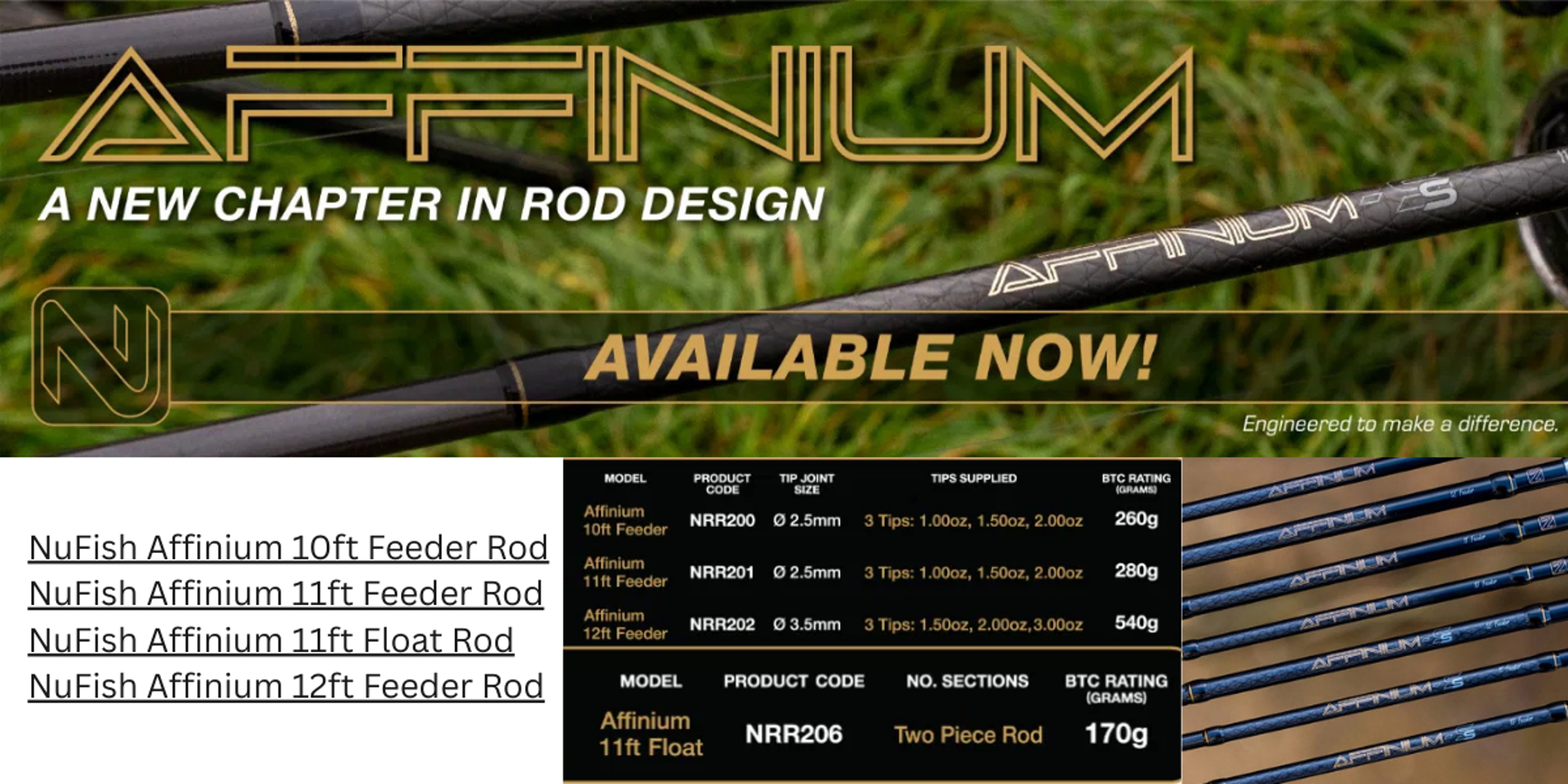 NuFish Affunum Rods