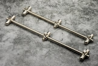 OMC One More Cast Elbowz Buzz Bars Stainless Steel 3 Rod Wide (13.5" & 11.5")