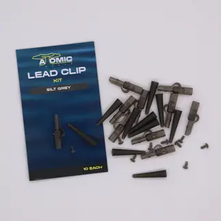 Atomic Tackle Standard Lead Clip Set Silt Grey