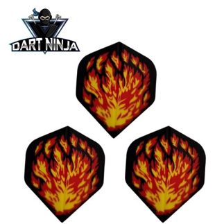 Dart Ninja Premium Dart Flight Set Fire