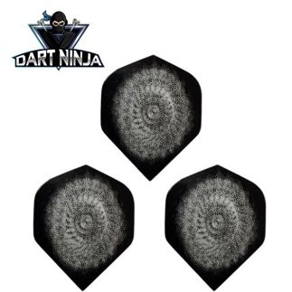 Dart Ninja Premium Dart Flight Set Dotty Spiral