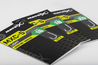 16 Matrix MXC 5 Barbless Hook Range