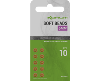 Korum Smokescreen Soft Beads 6mm