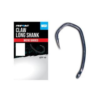 2 Nash Claw Long Shank Micro Barbed