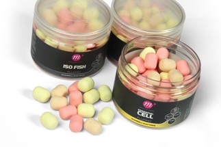 Mainline Carp - Cell Fluoro Dumbell Wafters - 12 x 15mm PYW Mix