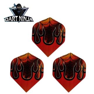 Dart Ninja Premium Dart Flight Set Web Fire
