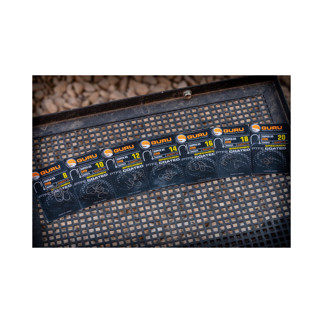 10 Guru Super XS Hook Eyed Barbed Range