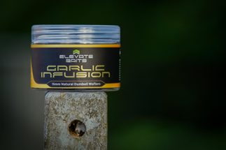 Elevate Baits Garlic Infusion 15mm Natural Dumbell Wafters