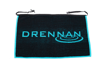 Drennan Apron Towel Black/Aqua
