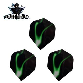 Dart Ninja Premium Dart Flight Set Plasma Green