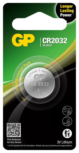 GP-CR2032 3v Coin Cell