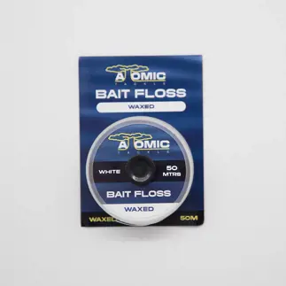 Atomic Tackle Waxed Bait Floss White