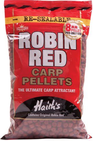 Dynamite Baits Robin Red Drilled Pellets 8mm