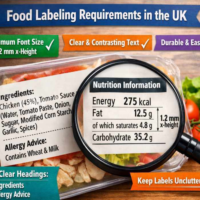 Food Label & Packaging Compliance: Navigating UK Food Labelling Regulations