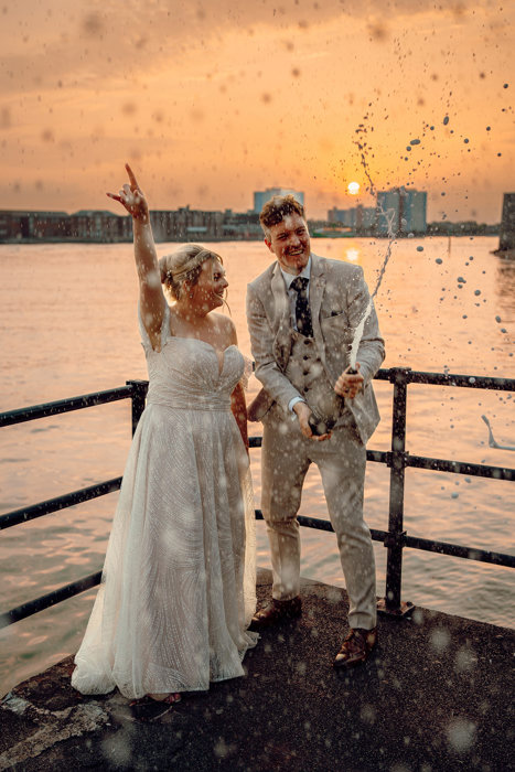 Sarah and Mitch photo by @weddingsbytom