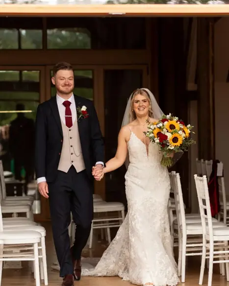 Mr & Mrs Wigg captured beautifully by @hannahlucyphoto