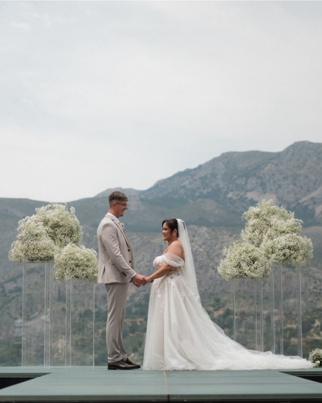 Congratulations to Mr & Mrs Court by the wonderful @cristina_martin_wedding