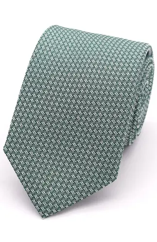 Bottle Green Mix-and-Match Texture Tie