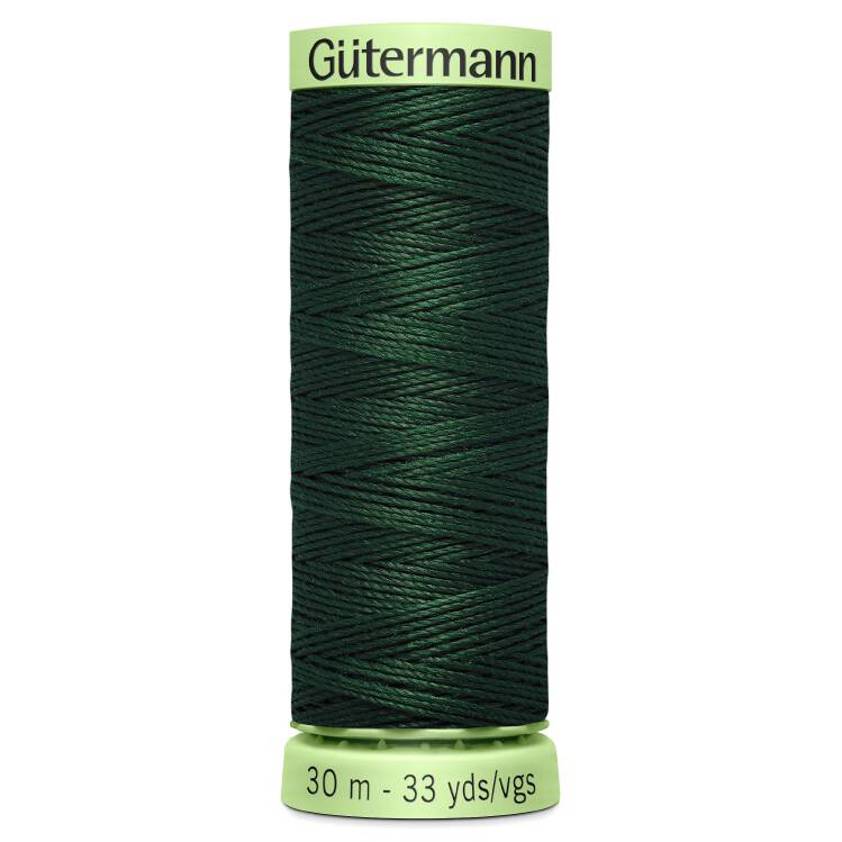 Green Extra Strong Top Stitch Thread (30m)