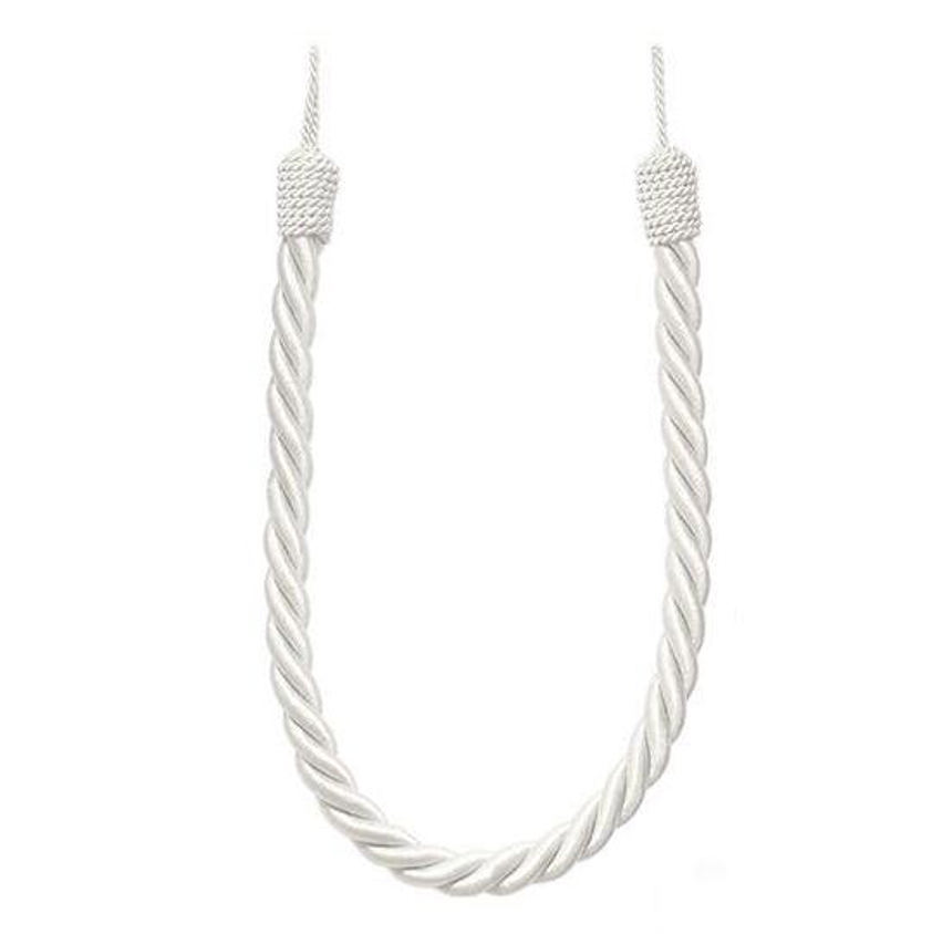 White (HB550-WHT) Rope tie back 80cm