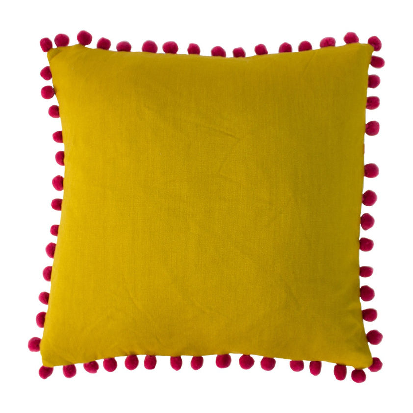 Mardi Gras Yellow Cushion cover - Mardi Gras