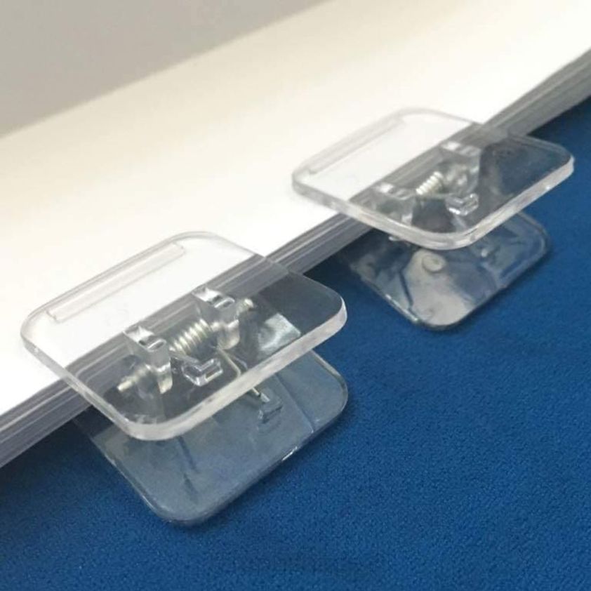 Clear Clips For Temposhade Instant Disposable Paper Blinds - Pack Of 2