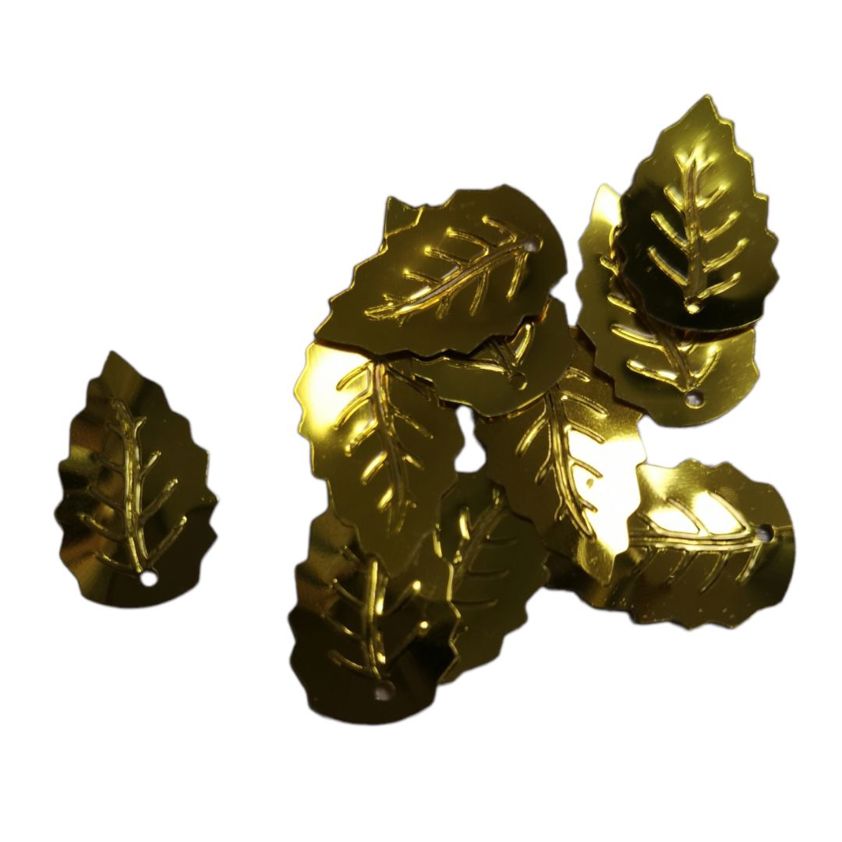 Leaf Sequins - Gold