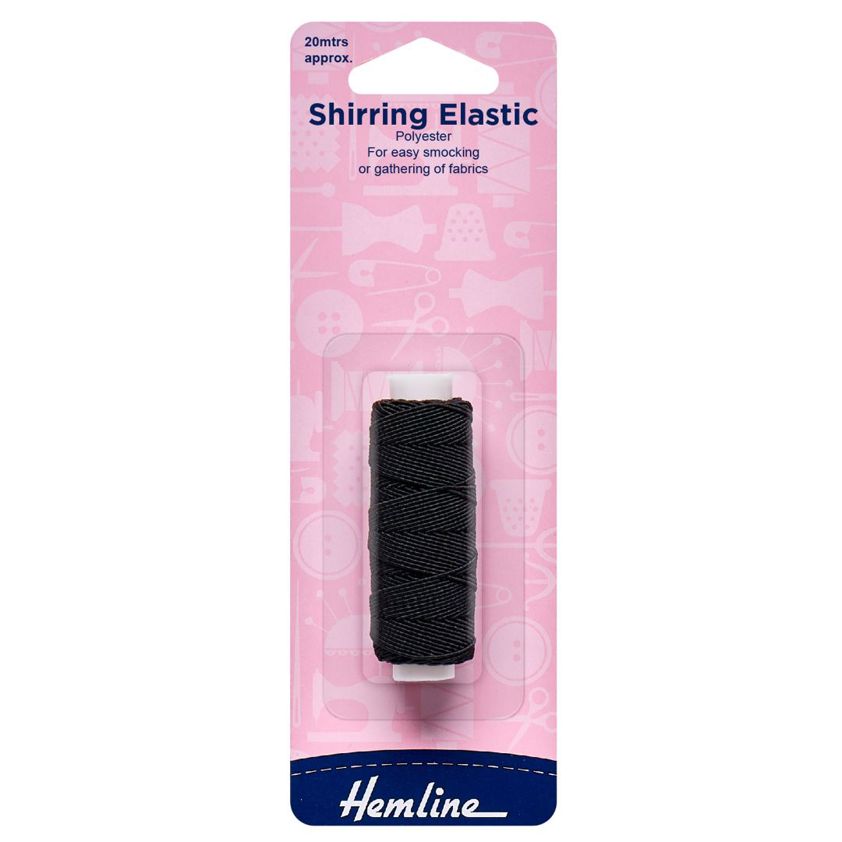 Shirring Elastic - Black