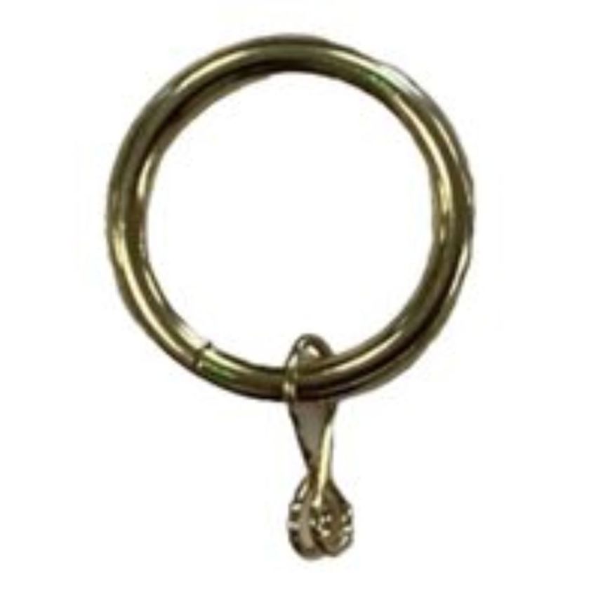 Brass Curtain Rings 16mm - 10 pack