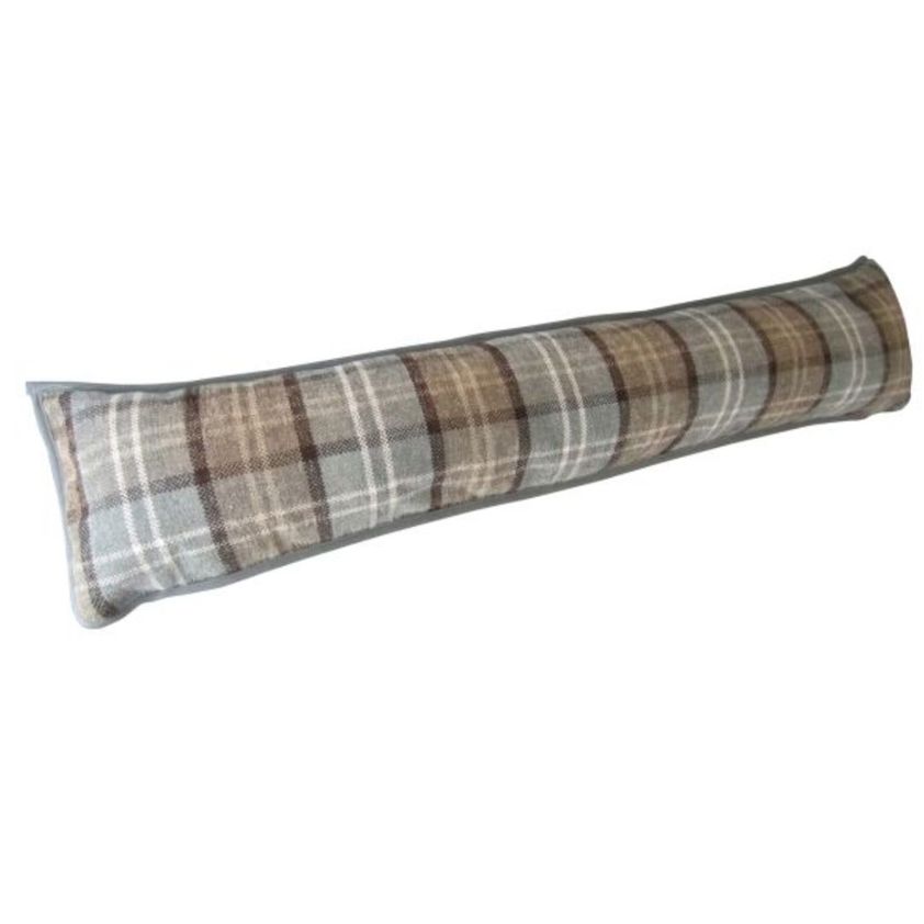 Duck Egg Balmoral Check Draught Excluders