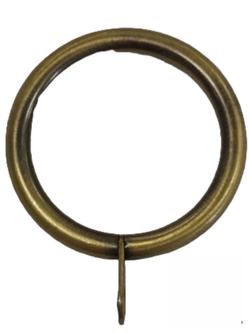 Spun Brass Curtain Rings - 28mm - 6 Pack