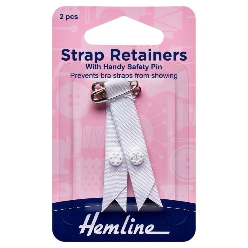 Strap Retainers - White