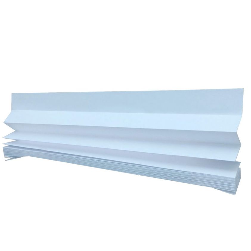 White Tempo Shade Instant Disposable Paper Blinds