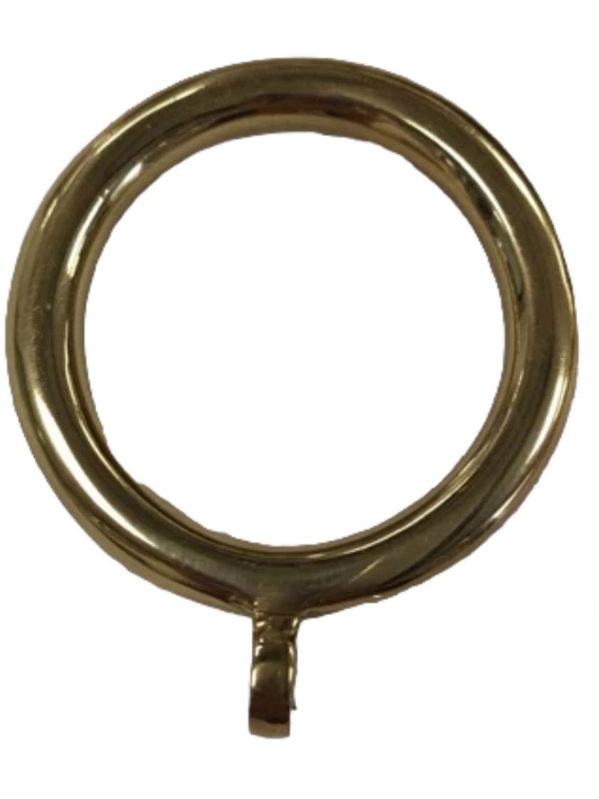 Solid Brass Curtain Rings - 35mm - Pack 4