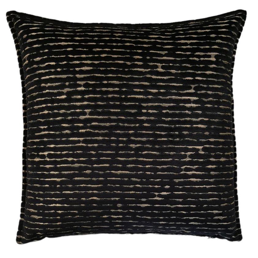 Square Zircon Raven Velvet Cushions