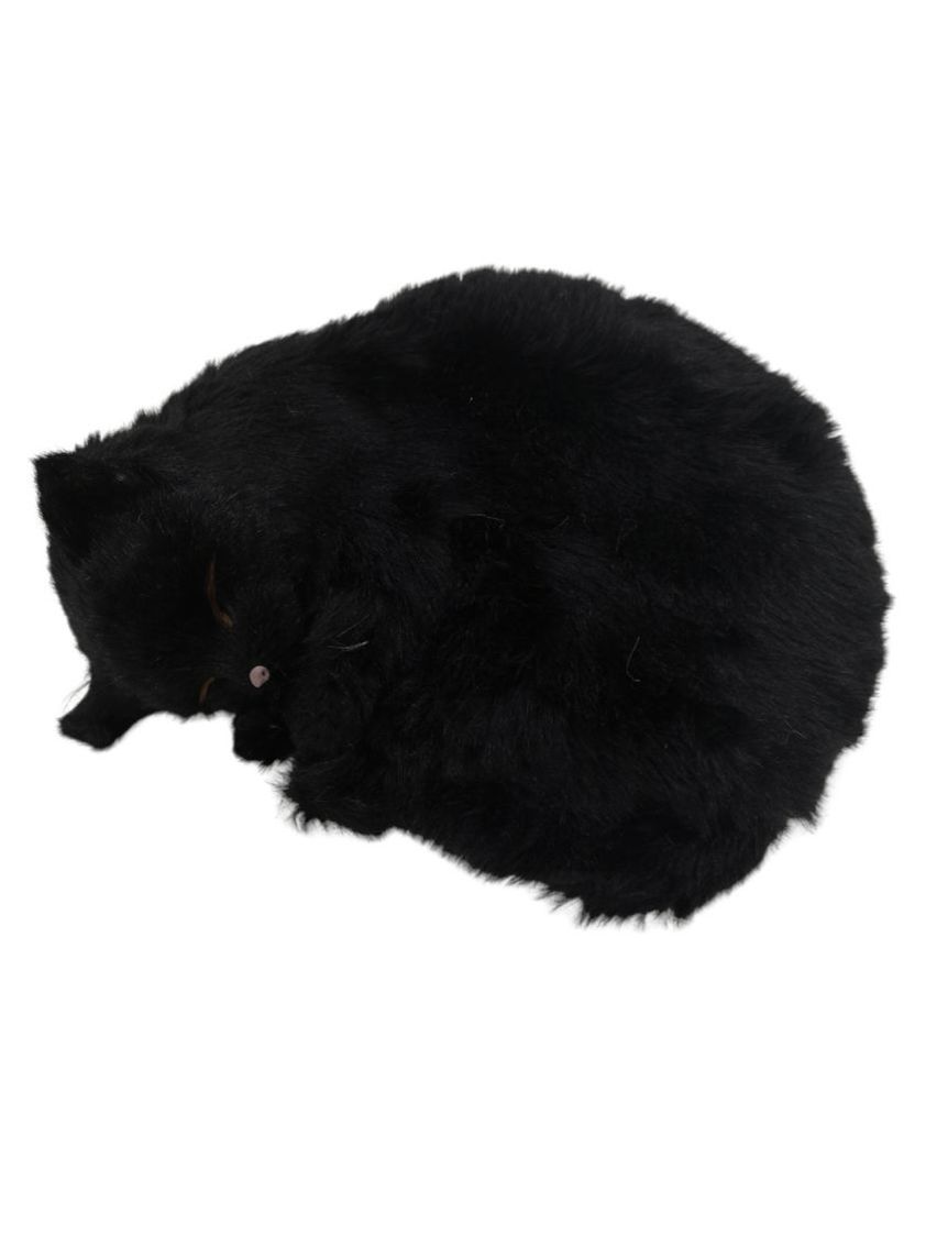 Black 12'' Sleeping Cat