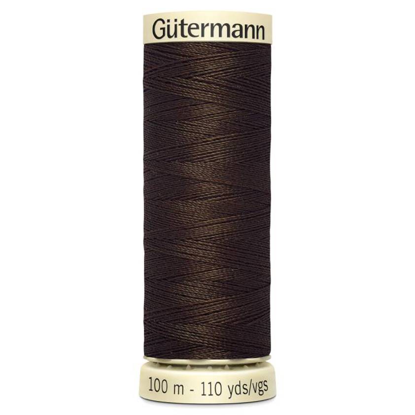 Brown 406 Brown Sew-All Thread (100m)