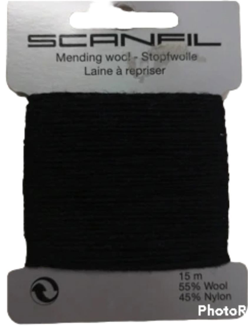 White Kronen-Wolle -  Darning Thread