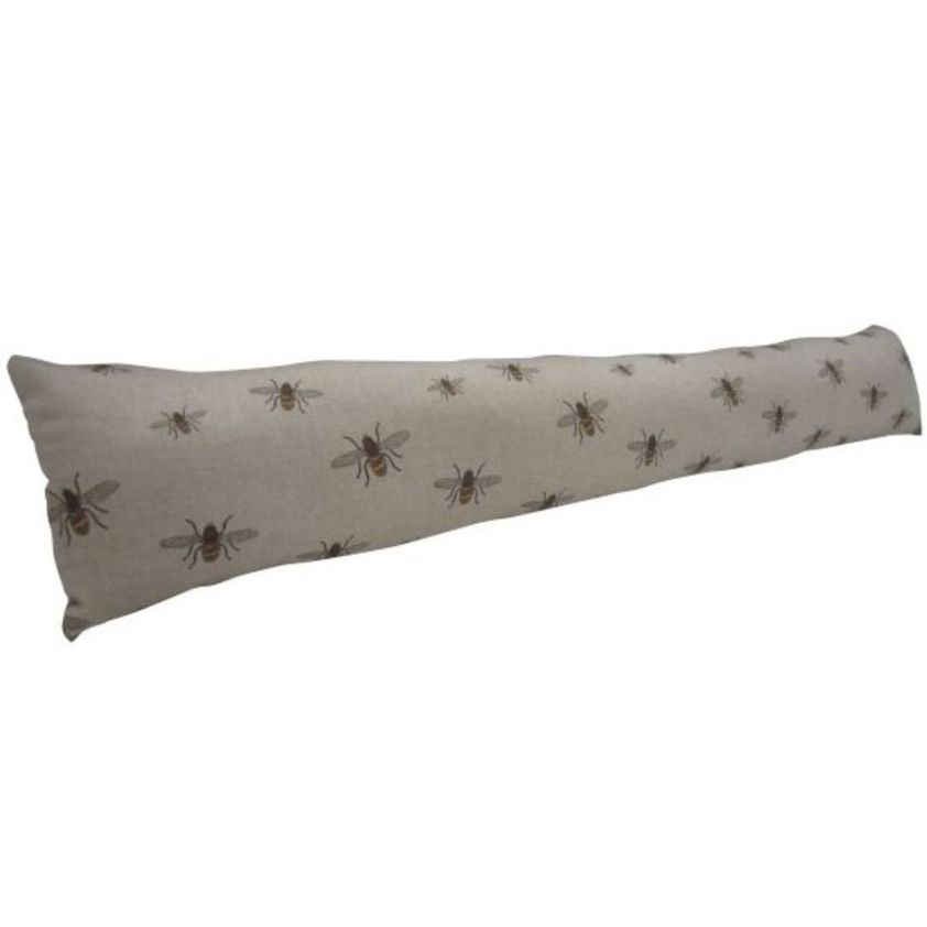 Linen Honey Bee - Draught Excluder