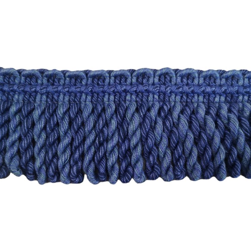 Blue Bullion Fringe - 7.5cm
