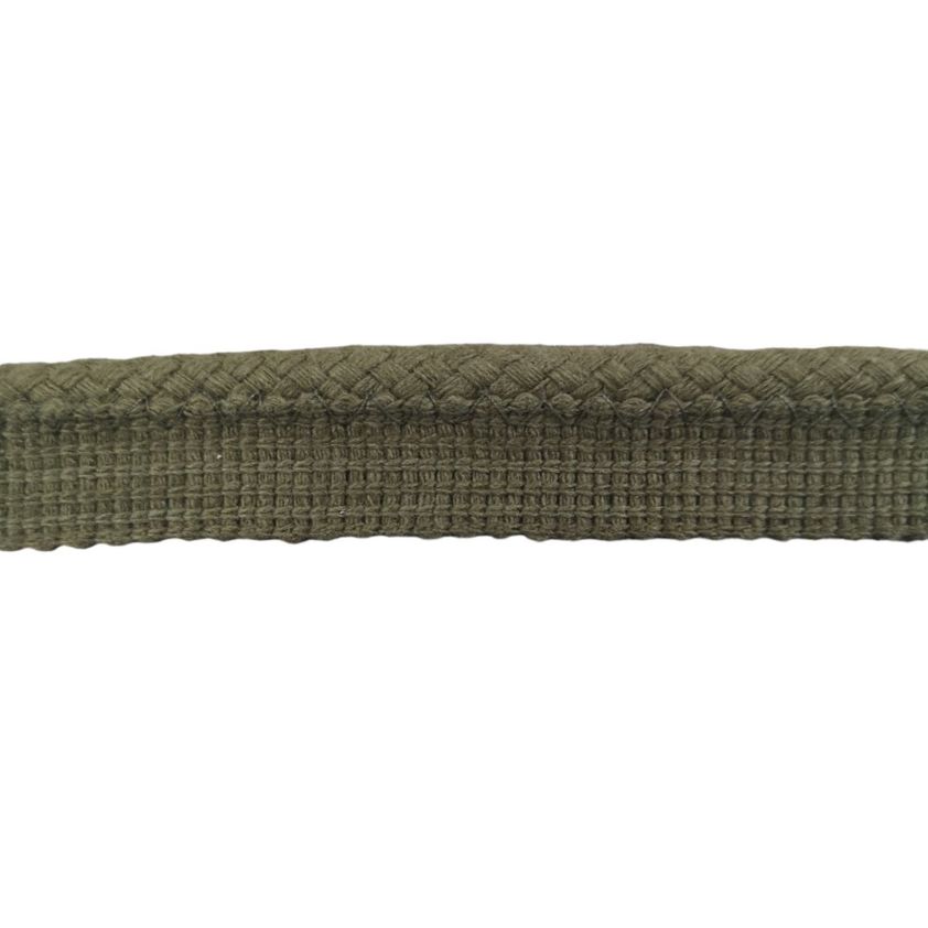 Olive Flanged Cord - 7mm