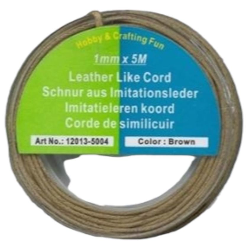 Leather Like Cord -1mm x 5m