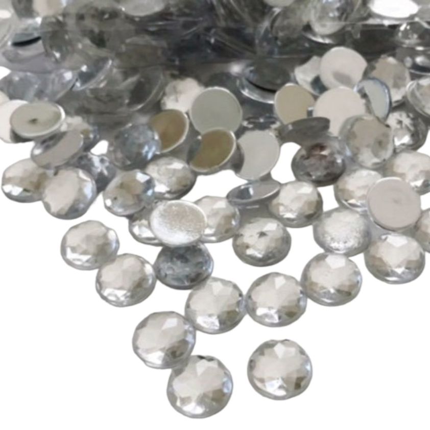 Clear Crystal Acrylic Resin Gem Stones