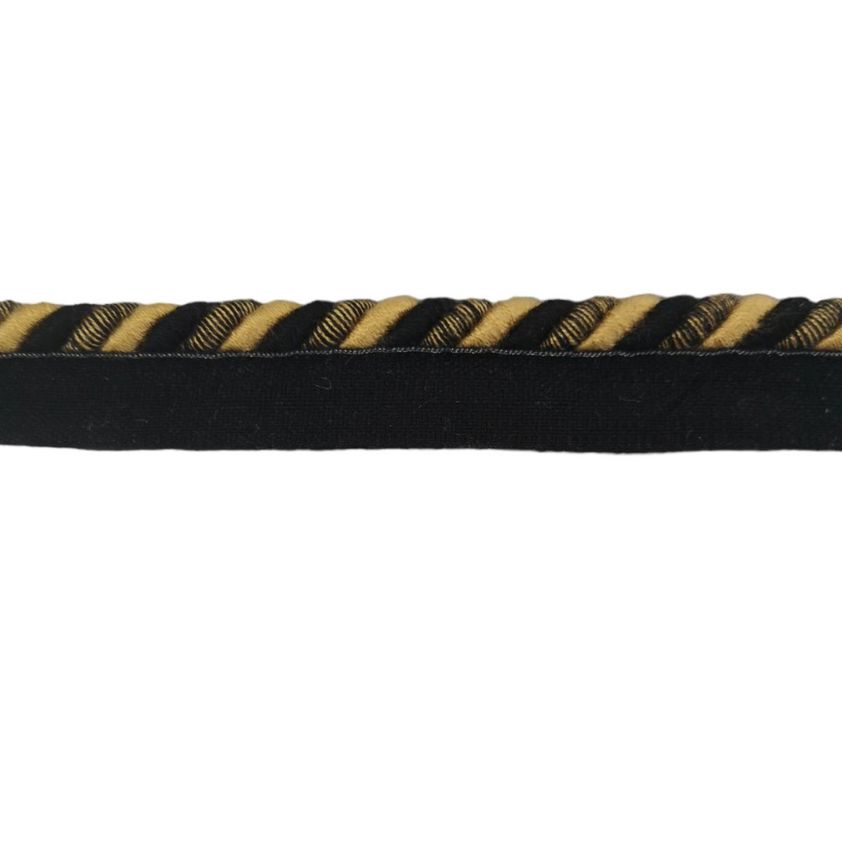 Black Flanged Cord
